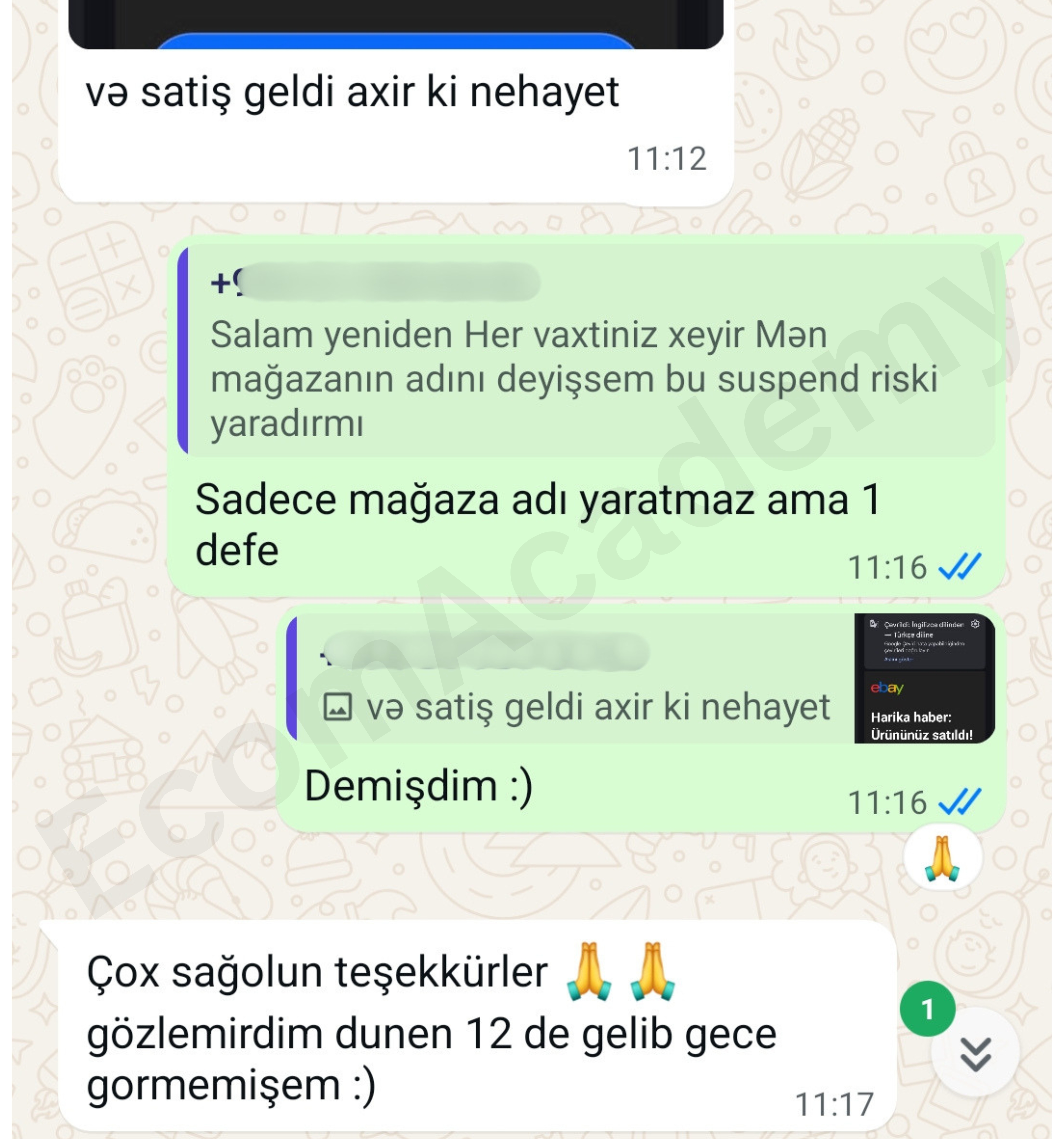 Tələbə satış nəticəsi 29